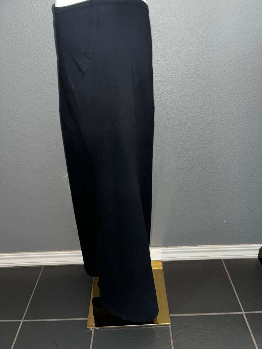 MONGE Black Paneled Asymmetric Seam Maxi Western Southwestern Skirt - EUC Small - Picture 6 of 13